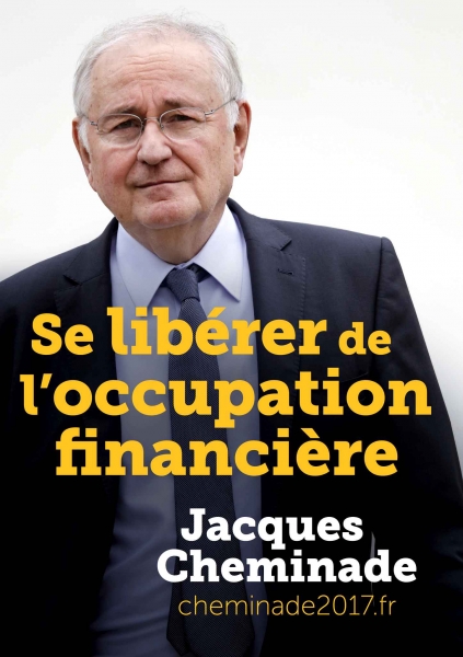 Affiche Officielle de campage de Jacques CHEMINADE