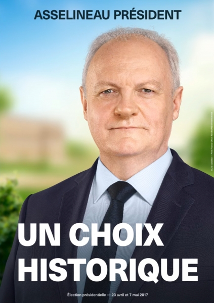 Affiche Officielle de campage de François ASSELINEAU