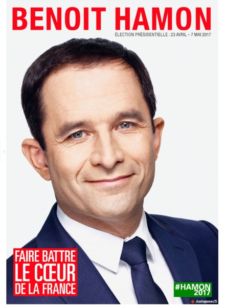 Affiche Officielle de campage de Benoît HAMON