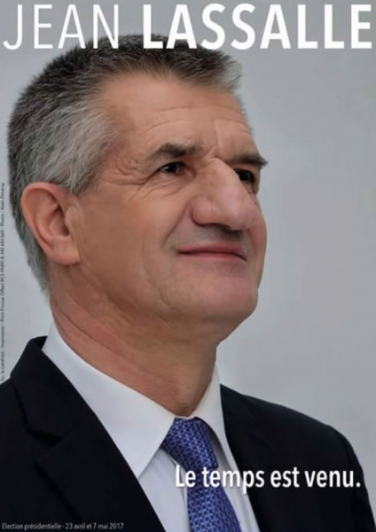 Affiche Officielle de campage de Jean LASSALLE