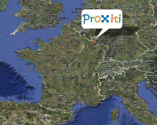 Localisation Société Proxiti